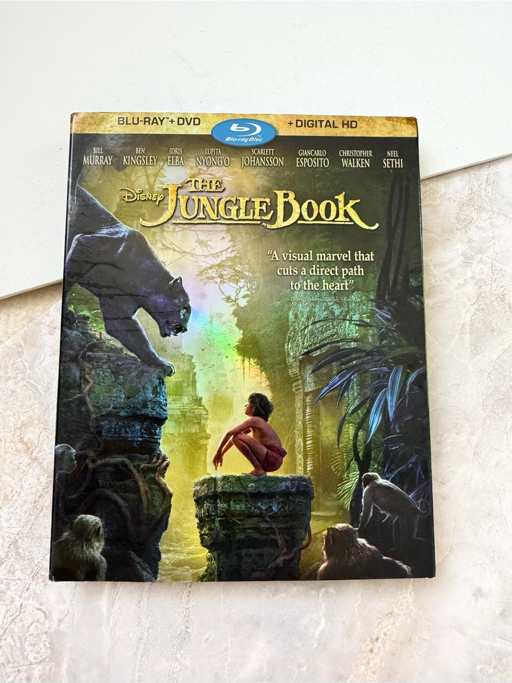 Disney The Jungle Book Wall Art Print - Green, Gold, Black